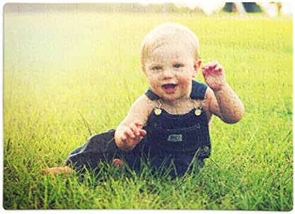 Glossy Puzzle DIY with your own photo 300 Pieces– 410 x 300 mm, Personalized Gift with your favourite photo – Premium Quality