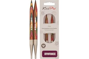 KnitPro, Punte intercambiabili per Ferri da Maglia, in Legno, 8 x 12,8 cm