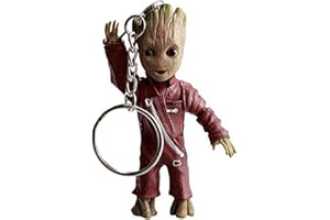 thematys Porte-clés Mini Baby Groot - Figurine Merchandise, Accessoire Films Classiques, Cadeau pour Fans de I AM Groot, Adultes et Enfants