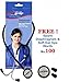 Healthgenie Dual Aluminum Non Chill Stethoscope HG-201B (Black)... RS.223.00