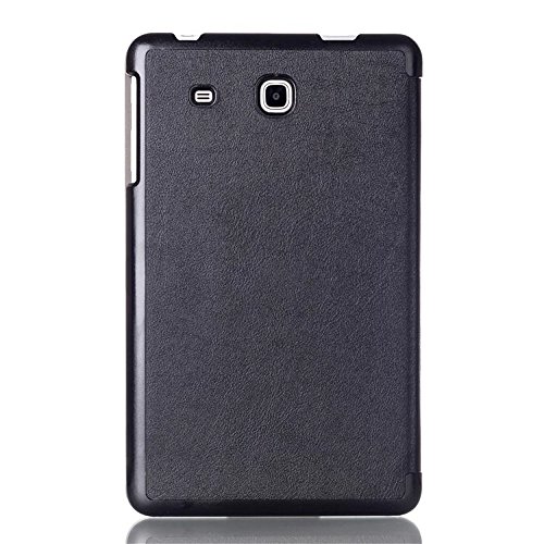 Samsung Galaxy Tab A SM-T280 Hülle Case – Ultra Slim Leder Tasche Hülle Skin Schutzhülle für Samsung Galaxy Tab A (2016) 17,8 cm (7 Zoll) SM-T280 A6 Case Cover (Schwarz) - 3