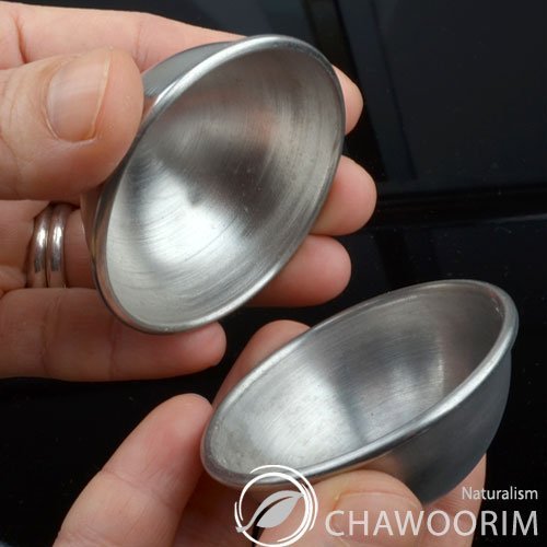 Wakehurst Badebombe Edelstahlformen, Badebomben Presse, Badebombenzange, Badebomben selber machen 2 Stück pro 1 Satz (D2.16inch/5.5cm)