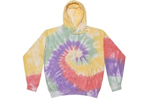 Colortone Unisex Batik Pullover 'Rainbow' | Hoodie Batik S - 3XL mit verschiedenen Mustern | Flower Power Kleidung Damen Herren aus Baumwolle | Handgefärbtes Batik Design