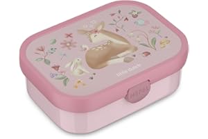 Mepal - Contenitore per il pranzo per bambini Campus Little Dutch – Contenitore per il pranzo per bambini con scomparti e forchetta – Meal Prep Box con chiusura a clip – Senza BPA e lavabile in