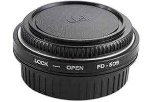 FOTGA FD-EOS - Anillo adaptador para objetivo Canon FD FL a EOS EF EF-S 300D 350D 400D 450D 500D 550D 600D 1000D 1100D 1200D 750D 760D Digital Rebels T1i, XT, XTi, Xs, Xsi