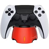 PS5 Kol Şarj Edici Stand Dock Led Işıklı G&ouml;stergeli Kol Şarjı TP5-3510 &Ccedil;ift Denetleyici Şarj İstasyonu