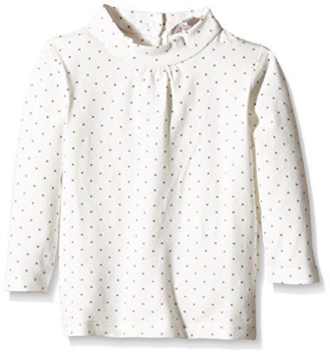 Grain de Blé Baby Girls Long Sleeve Top -  Off-White - 12 Months