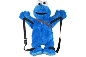 SESAME STREET Sesamstraße okruchy potwór 3D plecak - ok. 60 cm, niebieski, niebieski, 60, Plecak