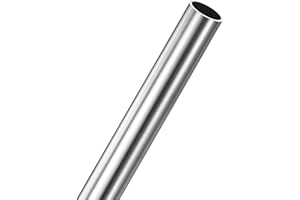 M METERXITY 300mm 304 Stainless Steel Tube, 22mm OD 1.5mm Wall Thickness Seamless Stainless Steel Tubing for Construction/Machining/DIY Crafting, Metal Straight Pipe [0.87x0.06x12IN]