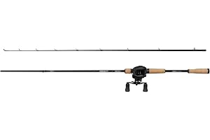 Abu Garcia Max Pike fiskespö & rullekombo | Sötvattensrulle med låg profil | 24T kolfiberblank | Predator Lure Fishing Set
