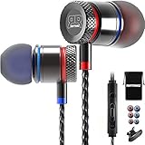 RHYTHMZ ® HD9 Smarttalk [ For iOS &amp; Android ] Professional In-Ear Headphones Earphones with microphone and volume control (Titanium)