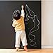 ALLTOP Vinyl Whiteboard / Dry Erase Board Stickers / Peel and Stick Chalkboard Sticker / Wall Decals With with 5 Free Chalks for Classroom, Office, Restaurant or Home Kitchen (45cm * 200cm, W*L), Black