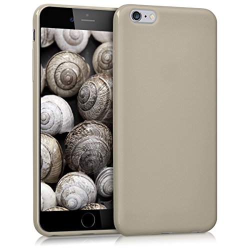 kwmobile Funda para Apple iPhone 6 Plus 6S Plus - Case para m vil en TPU silicona - Cover trasero en beige mate reviews kwmobile Funda para Apple iPhone 6 Plus 6S Plus - Case para m vil en TPU silicona - Cover trasero en beige mate