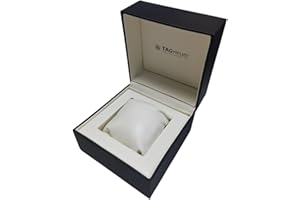 ROUHO Caja de Reloj de Madera Hecha A Mano Reloj Exhibición Caja de Cuero Reloj Organizador para T-A-G HE-UE-R AQUARACER CAR-RE-RA