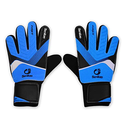 Joy.J Guantes de Portero de Niños, Guantes de Portero de Fútbol Infantiles Unisex Absorción de Impactos e Antideslizante