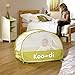 Koo-di 100 x 60 x 58 cm Pop Up Travel Bubble Cot (Lime/ Lemon)