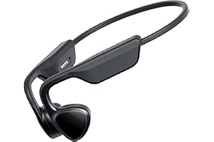 Mozone Bone Conduction Headphones,Open-Ear Bluetooth 5.3 Wireless, IPX7 Waterproof Sport Earphones with 12H Playtime & Magnetic Fast Charge, Secure Fit for Gym,Cycling,Hiking,Running