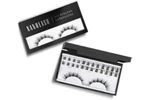 Rzęsy bondingowe do samodzielnego przedłużania w domu Nanolash DIY 36 kępek rzęs - kępki rzęs DIY, cluster lashes DIY, kępki do samodzielnej aplikacji, sztuczne rzęsy w kępkach (HARMONY)