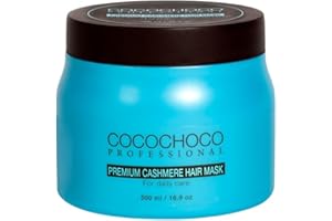 COCOCHOCO Professional Cashmere Hair Mask 500 ml - Silnie Nawilżająca Maska z Kaszmirem do Włosów Suchych