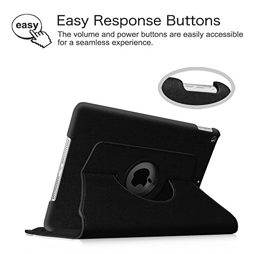 Apple iPad mini 1 / 2 / 3 Hülle Case – Fintie 360 Grad rotierend Kunstleder Schutzhülle Tasche Etui Smart Cover mit Auto Schlaf / Wach, Standfunktion, Stylus-Halterung für iPad mini 3 / iPad mini 2 / iPad mini 1, Dont Touch - 5