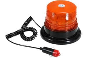 Shkalacar Luce stroboscopica a LED Luce di Emergenza a Luce Flash con Base Magnetica per scuolabus di Veicoli per Camion