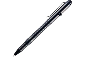 SMOOTHERPRO Bolt Action Pen długopis ze stali nierdzewnej, kompatybilny z pilotem G2, wkład do biznesu, EDC Signature Color Black (TG205)