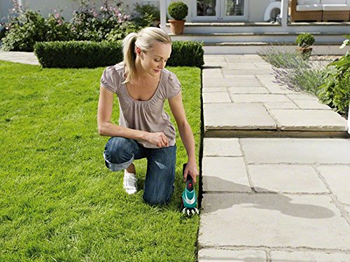 Bosch DIY Akku-Grasschere, Akku, Ladegerät, Teleskopstange, Grasscherblatt, Karton (7,2 V, 8 cm Messerbreite) - 5
