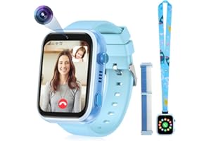 EURHOWING 4G Kinder Smartwatches, Smartwatch Telefon Uhr mit GPS-Tracker für Kinder, WLAN Video Telefonanruf, SOS, Schrittzähler, Kamera Weihnachten Geburtstag Spielzeug Geschenke für Jungen Mädchen