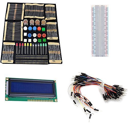 Wallzkey Electronic Parts Pack KIT for ARDUINO component Resistors Switch Button kits A02
