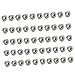 Produktbild Almencla 20pcs Edelstahl Sperrzahnmuttern Flanschmuttern M3 M12 Bundmuttern Muttern - M12