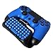 Price comparison product image Kobwa PS4 Keyboard, Digital Mini Wireless Keyboard with Built in Speaker, 2.4G Receiver Chatpad Message Game Keypad for Sony PlayStation PS4 / PS4 Slim / PS4 Pro Controller