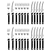 Produktbild Masterpro PK1181 Besteck-Set, 24-teilig, Gabeln und Messer, Schwarz