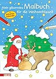 Image de Mein glitzerndes Malbuch für die Weihnachtszeit: mit Adventskalender