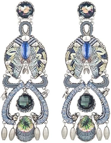 Ayala Bar oversized statement earrings (radiance/black mix)