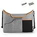 Produktbild Kinderwagen Organizer, Besfair Große Kapazität Buggy Aufbewahrungstasche, mit Wickelauflage & Schultergurt für Babysache, überlegenes Oxford Material, Grau