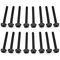 XSPC Radiatorschrauben 6-32 30mm Schwarz (16 Stück/Tasche)