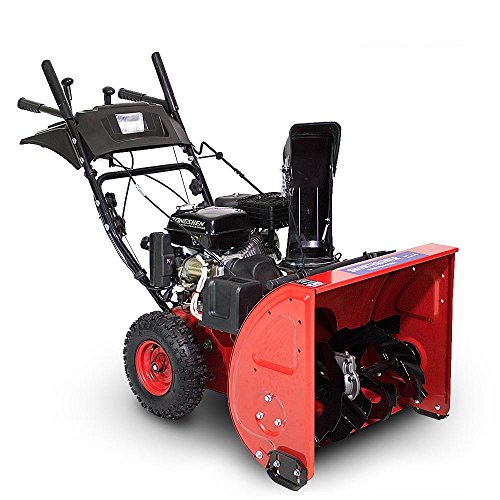 Schneefräse Schneeräumer Schneepflug Premium extra breit 60cm – 6,5 PS Benzinmotor E-Start - 5