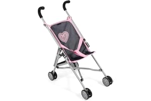 Bayer Chic 2000 Poussette pour poupée Roma, Mini Buggy, 50 x 29 x 57 cm, mélange Gris Marine