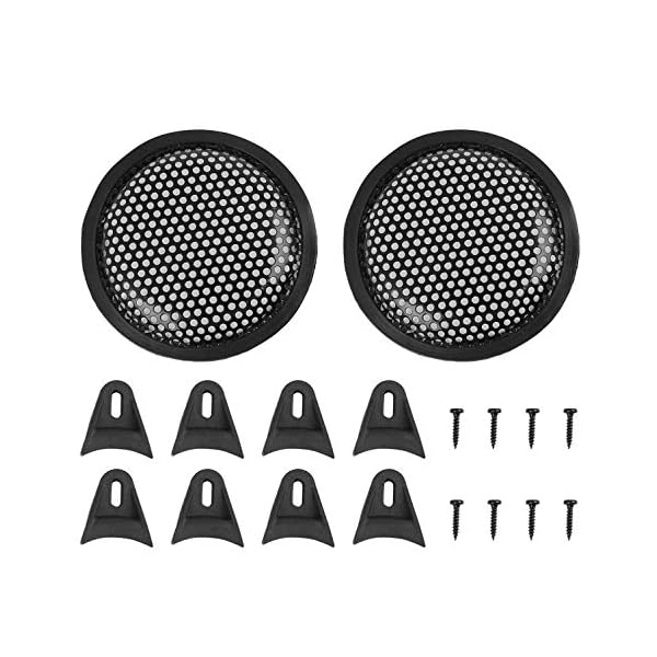 COMEYOU 2 Stück Auto Lautsprecher Cover Protektoren 5 Zoll Woofer Subwoofer Grill