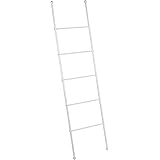 Wenko Escalera para Toallas, bambú, Negro, Klein, 57 x 170 x ...