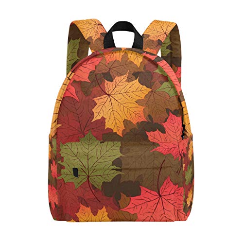 Preisvergleich Produktbild FAJRO Reiserucksack, Herbst-Ahornblätter, Rot