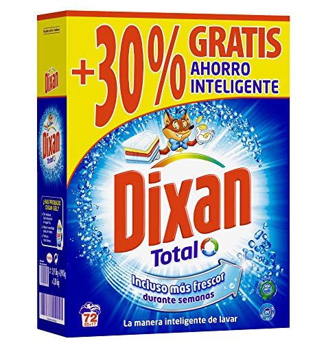 Dixan Detergente Polvo - 72 Lavados (3,96 Kg)