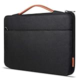 Inateck 14-14,1 Pouces Housse Ordinateur Portable Serviette Antichoc Étanche Compatible avec Ultrabooks et MacBook Pro 15 Pouces 2016/2017/2018/2019, Surface Laptop 3 de 15 Pouces - Noir