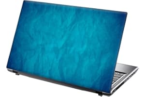 15.6 INCH TAYLORHE SKINS TaylorHe 13-14 inch Laptop Skin Vinyl Decal MADE IN ENGLAND Blue Scrunched Up Paper