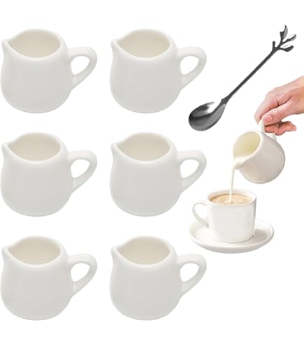 Melkkannetje, porselein, wit, 50 ml, mini-melkkannetje, melkschuimkannetje Melkkannetje, porselein, wit, 50 ml, mini-melkkannetje, melkschuimkannetje