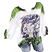 Produktbild TianWlio Damen Langarmshirt Bluse T-Shirt Tops Frauen V-Ausschnitt mit Langen Ärmeln Druck Plus Größe Tops Lose Bluse