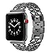 Produktbild Apple Watch 42 mm Zubehör, Luca Lucino LA DIVA Edelstahl Armband - Schwarz