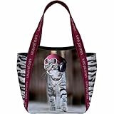 Tasche 'Swagg Cat', 38 x 52 x 21 cm, mehrfarbig