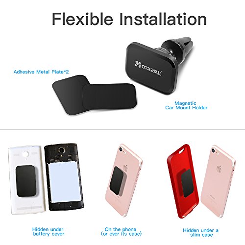 Handyhalterung Auto,CoolreallÂ® Magnet LÃ¼ftung KFZ Halterung Universal Universal fÃ¼r iPhone 7 / 6s / 6 / 5s / 5, Samsung und jedes andere Smartphone oder GPS-GerÃ¤t