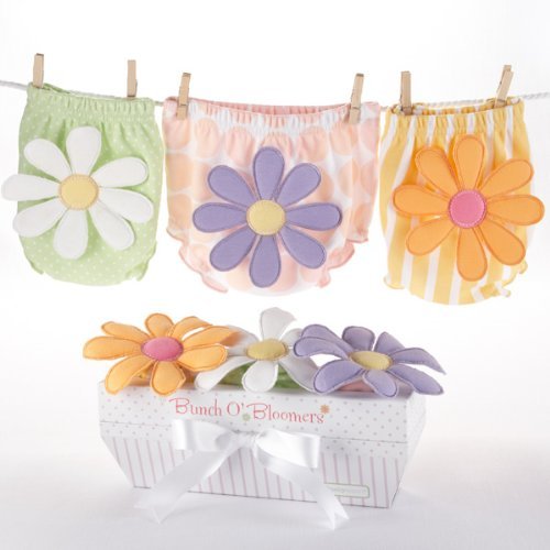 Bunch O' Bloomers Three Bloomers for Blooming Bums Gift Set (Size 6-12 Months)